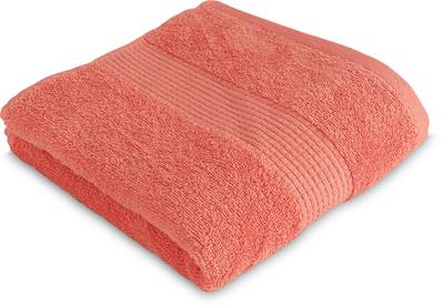 Serviette de Toilette 50 x 90 cm<BR>100% Coton - 450 gr/m2 - Corail