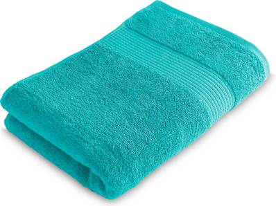 Drap de Douche 70 x 130 cm<BR>100% Coton - 450 gr/m2 - Bleu turquoise