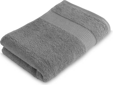 Drap de Douche 70 x 130 cm<BR>100% Coton - 450 gr/m2 - Gris